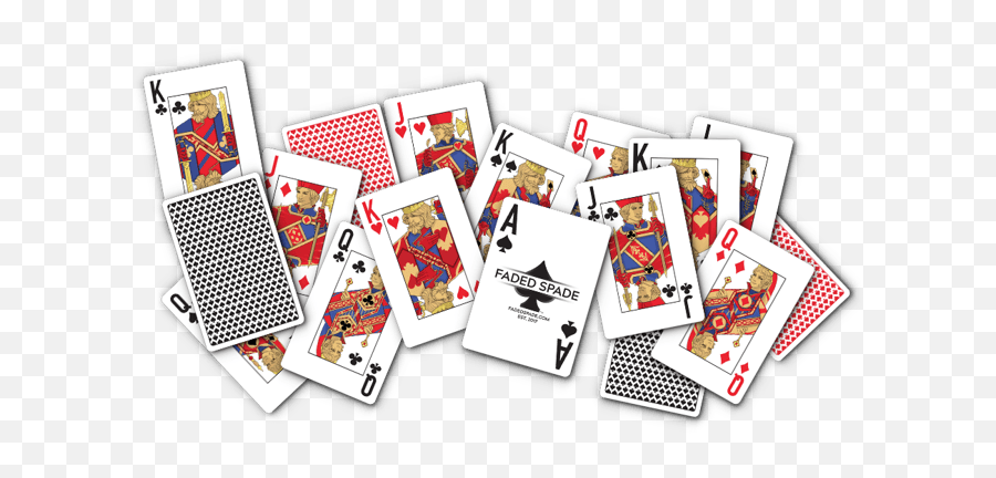 Faded Spade The New Face Of Cards Pokernews - Faded Spade Playing Cards Png,Deck Of Cards Png