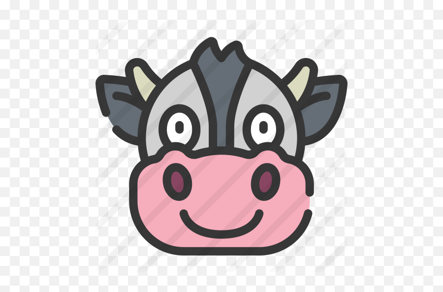 Cow - Free Animals Icons Cartoon Png,Cow Face Png