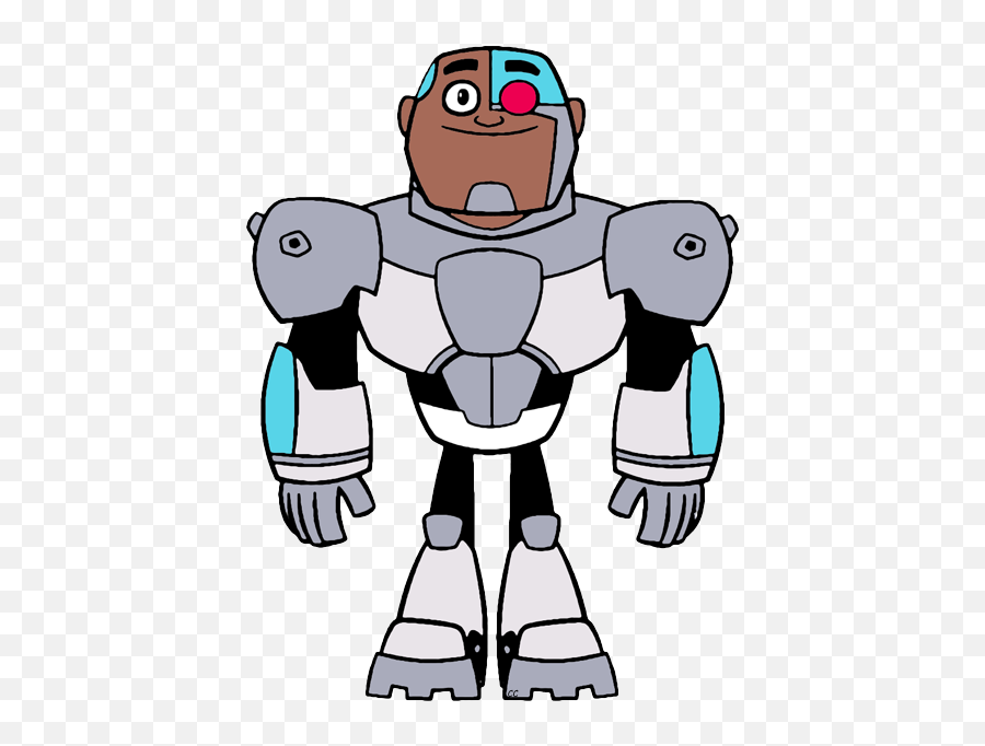 Boy Starfire Cyborg Beast Robin Raven - Cyborg Teen Titans Go Png,Cyborg Png