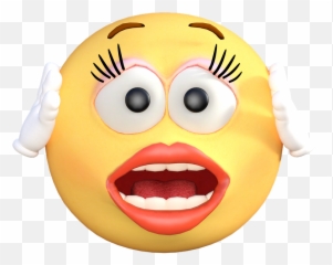 Emoticon Emoji Shock - Shocked Emoji Png,Shocked Png