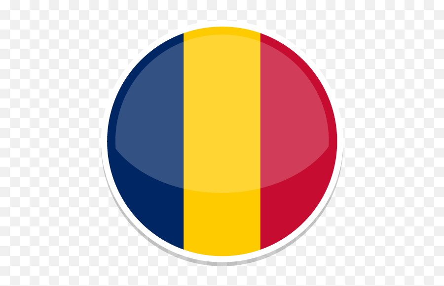 Chad Icon - Romania Round Flag Png,Chad Png