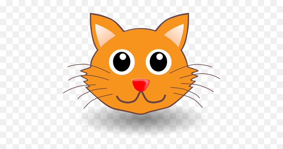Funny Cat Head Vector Illustration - Cat Face Clipart Png,Funny Cat Png