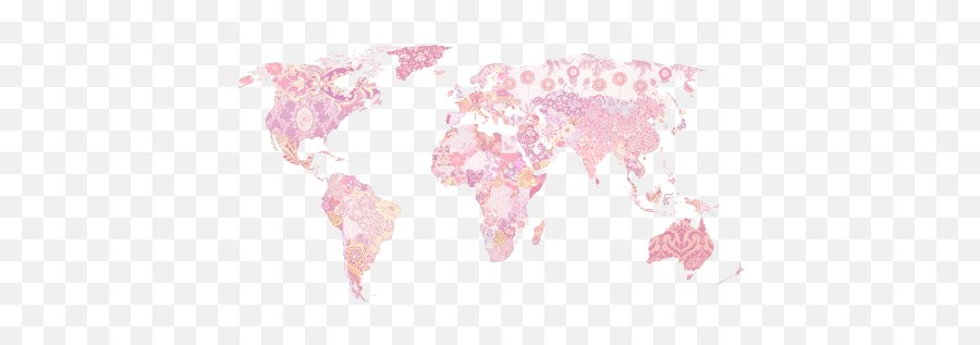 World Map Tumblr Png 6 Image - Fertility Rate World,World Map Transparent