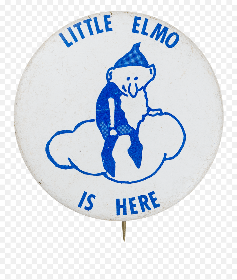 Little Elmo Is Here Busy Beaver Button Museum - Emblem Png,Elmo Transparent Background