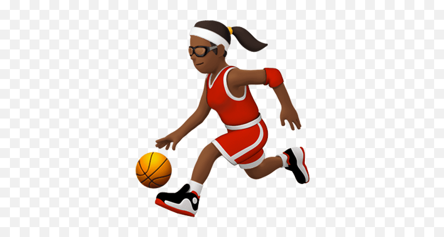 100 Emoji Transparent Png - Stickpng Girl Playing Basketball Emoji,Basketball Clipart Png