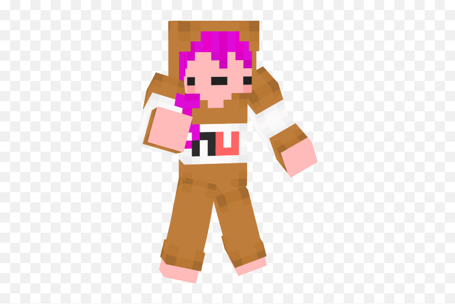 Nutella Minecraft Derp Girl Skin U2013 Helloderpy - Illustration Png,Nutella Png