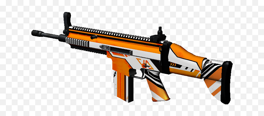 Download Scar Asiimov - Assault Rifle Full Size Png Image Scar L Images Png,Assault Rifle Png
