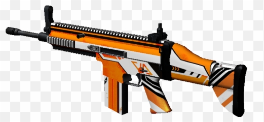Download Scar Asiimov - Assault Rifle Full Size PNG Image L Images Png