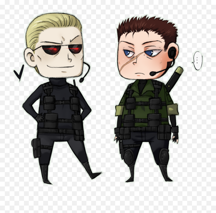 Give Us A Smile Chris By Noirenambu - Fur Affinity Dot Net Resident Evil Code Veronica Chibi Anime Png,Chris Redfield Png