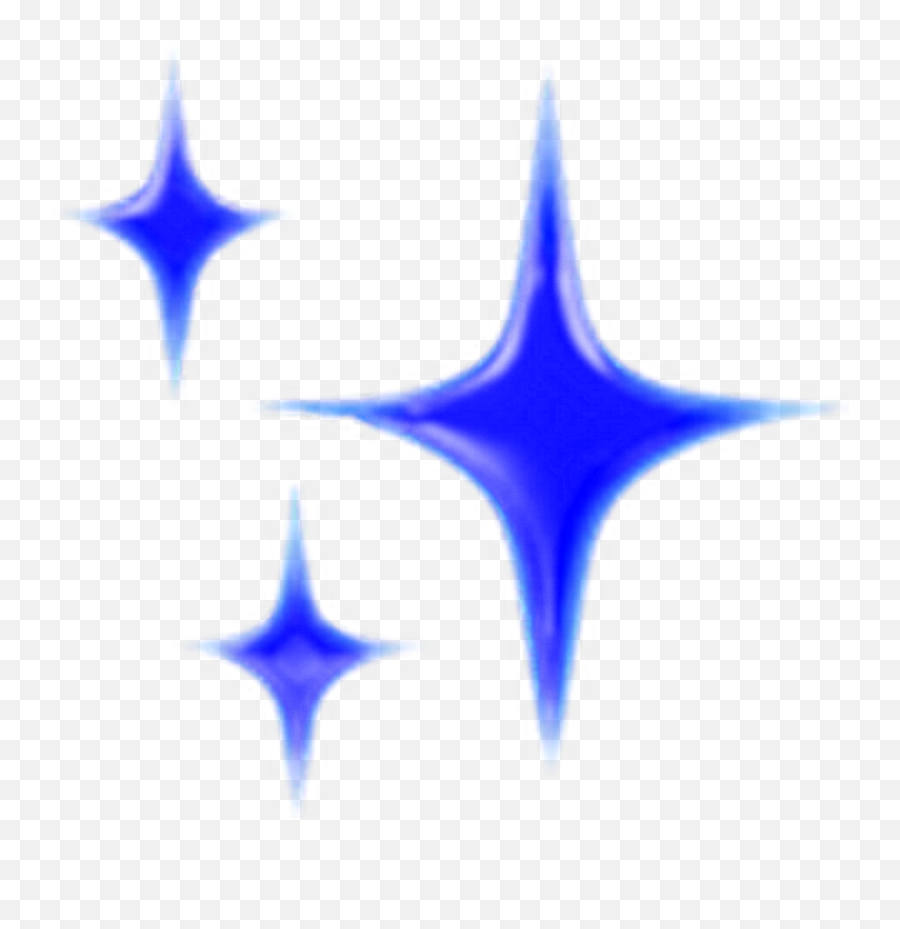 Emoji Emojisticker Blue Sparkles - Blue Sparkles Png Full Blue Sparkle Emoji Png,Sparkles Png
