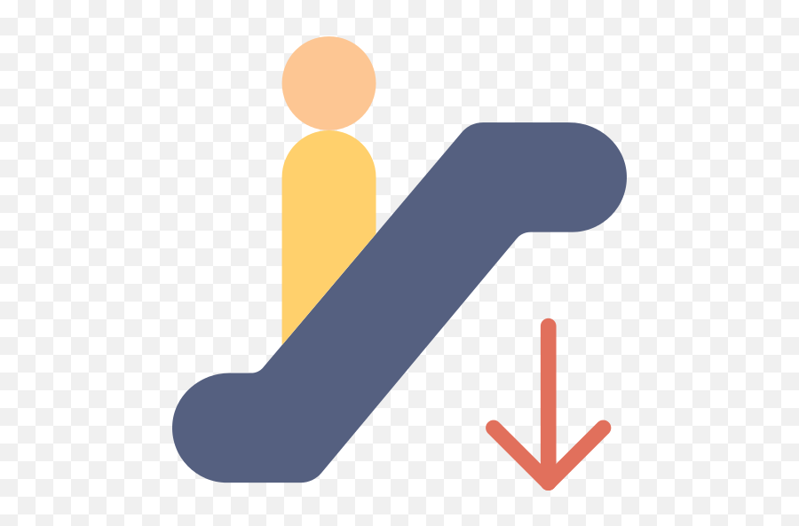 Escalator Stair Png Icon - Clip Art,Stair Png