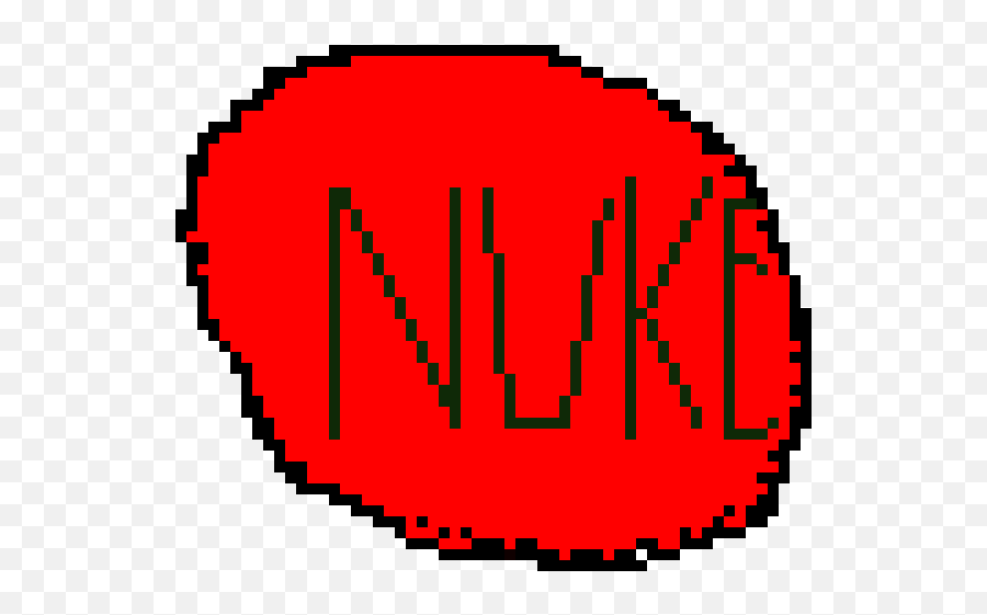 Nuke Button Pixel Art Maker - Transparent Asteroid Pixel Art Png,Nuke Png
