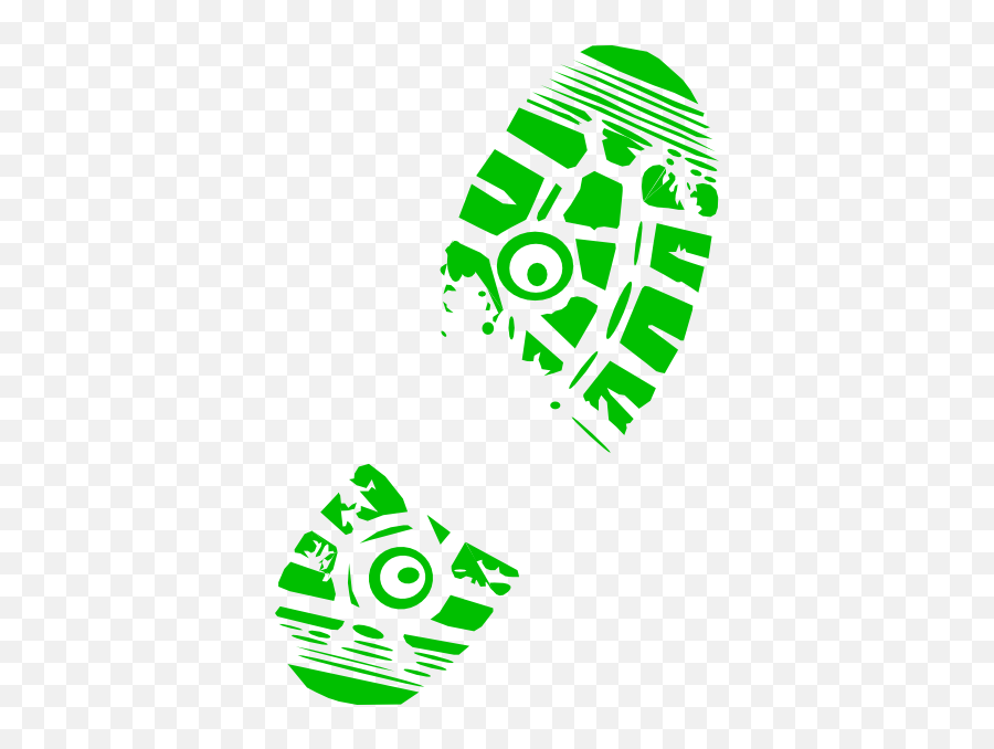 Green Running Shoe Print Png Clip Arts For Web - Clip Arts Shoe Print Clip Art,Shoe Clipart Png