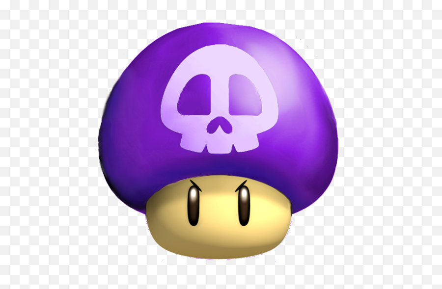 Poison Mushroom - Mario Bros Poison Mushroom Png,Mario Mushroom Png