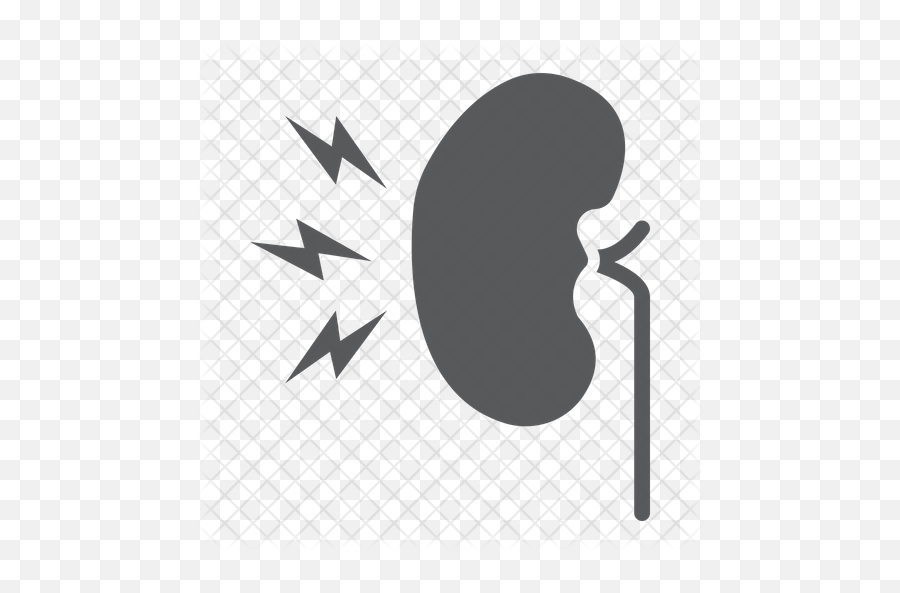 Kidney Pain Icon Of Glyph Style - Muscle Pain Icon Png,Kidney Png