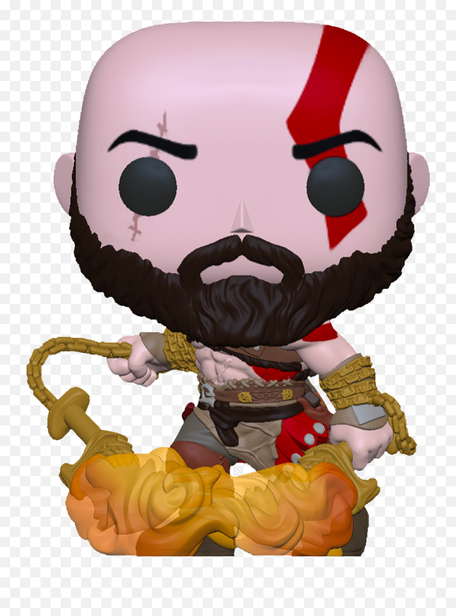 Funko God Of War - Ghost Of Tsushima Funko Pop Png,Kratos Png