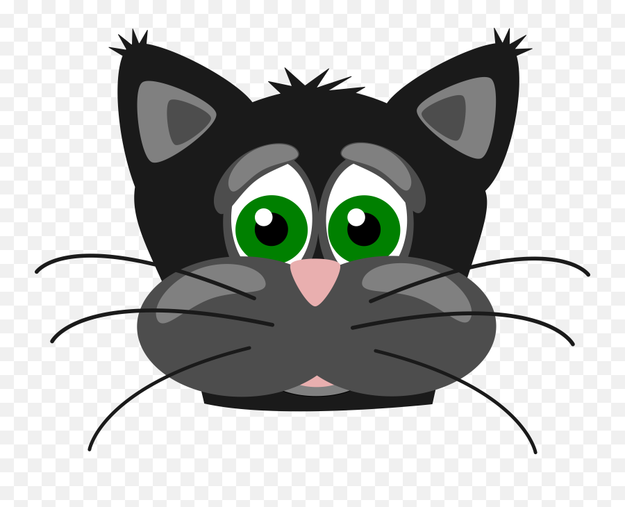 Sad Cat Clip Art - Cartoon Sad Cat Clipart Png,Cat Clipart Transparent