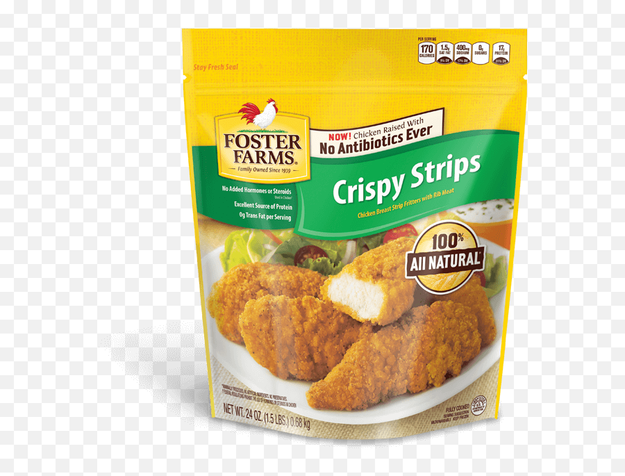 Crispy Strips - Foster Farms Chicken Strips Png,Chicken Tenders Png
