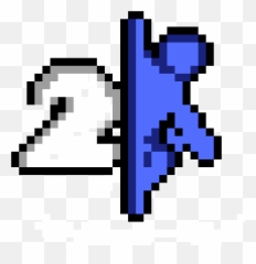 Portal 2 Pixel Art Hd Png Download - Minecraft