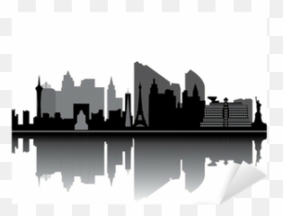 Las Vegas Skyline Sticker U2022 Pixers - We live to change Vegas Skyline png
