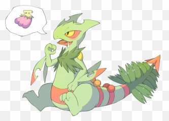 Mega Sceptile Want That - Cute Sceptile Png,Sceptile Png