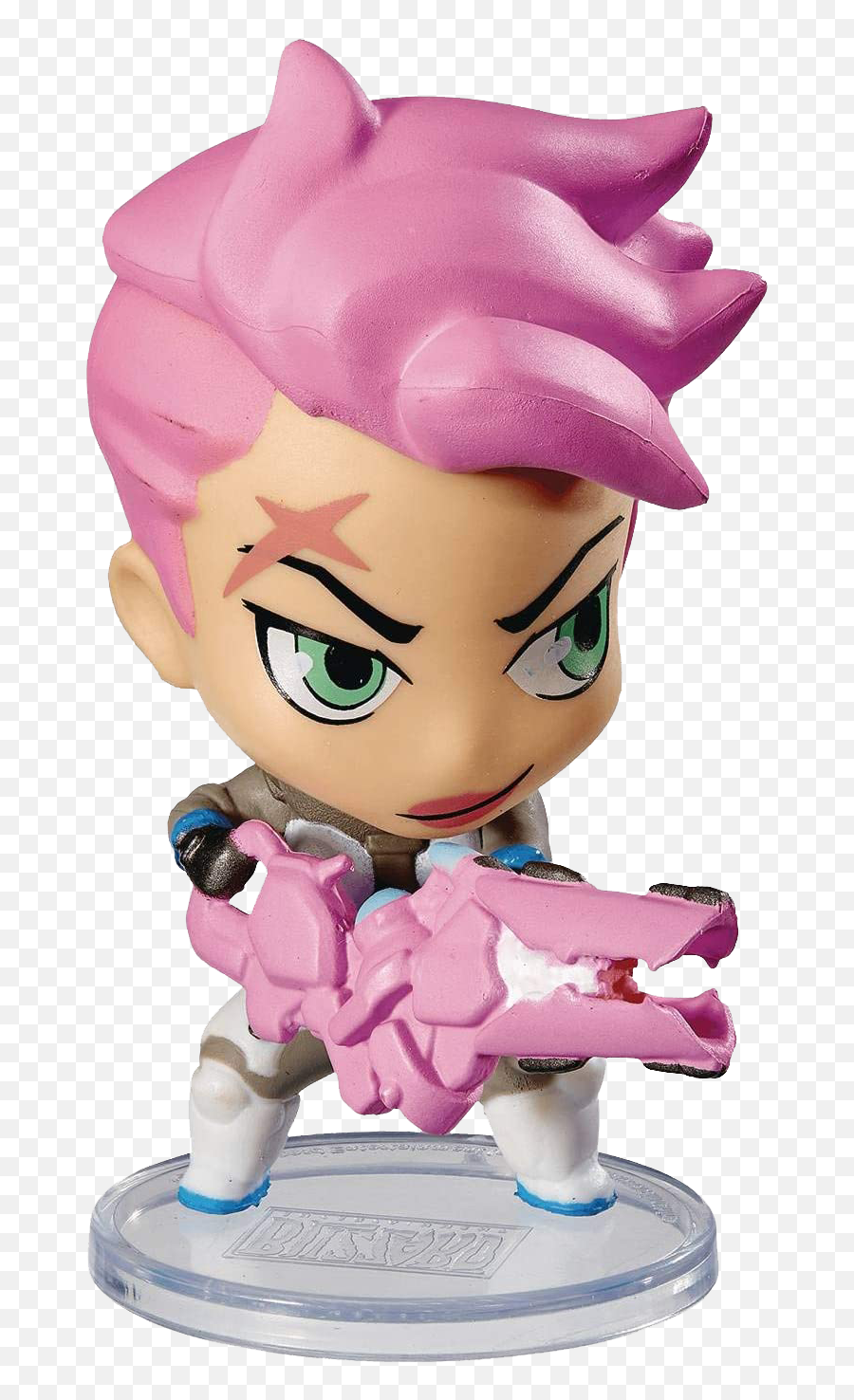 Overwtach Figure Frost Zarya Cute But Deadly - Overwatch Cute But Deadly Zarya Frosted Vinyl Figure Png,Zarya Transparent