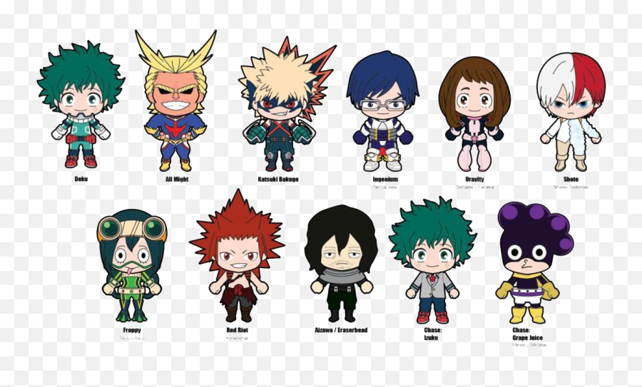 My Hero Academia Characters Png Transparent Image Mart - All Characters From My Hero Academia,All Might Transparent