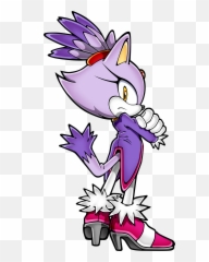 Sonic Rush Adventure - Blaze the Cat SCANF The Artwork png