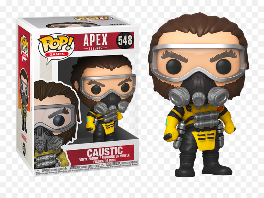 Games Apex Legends Caustic 548 Funko Pop Colorcardde Png