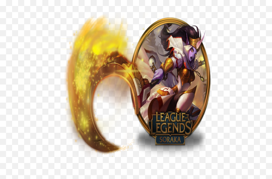 Soraka Free Icon Of League Legends Gold Border Icons - Fictional Character Png,Shaco Icon