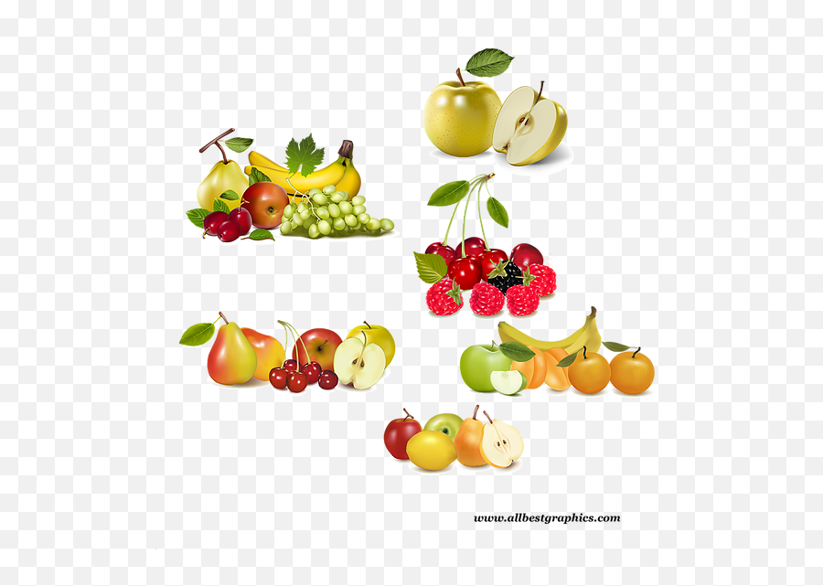 Delicious Fruits Clipart Png Format Free - Transparent Fruit Vector Png,Fruit Clipart Png