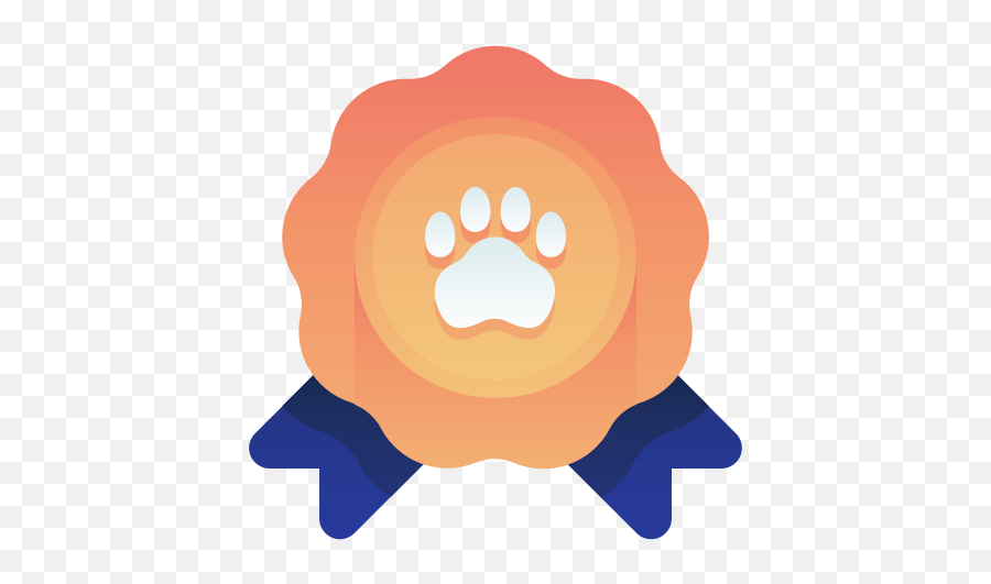 Pet Animal Pedigree Badge Pawprint Free Icon - Icon Pedigree Icon Png,Dog Paw Print Icon