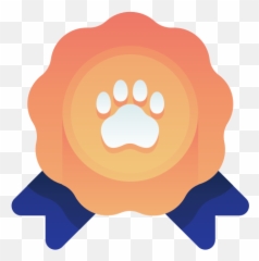 Pet Animal Pedigree Badge Pawprint Free Icon - Icon Pedigree Icon Png,Dog Paw Print Icon