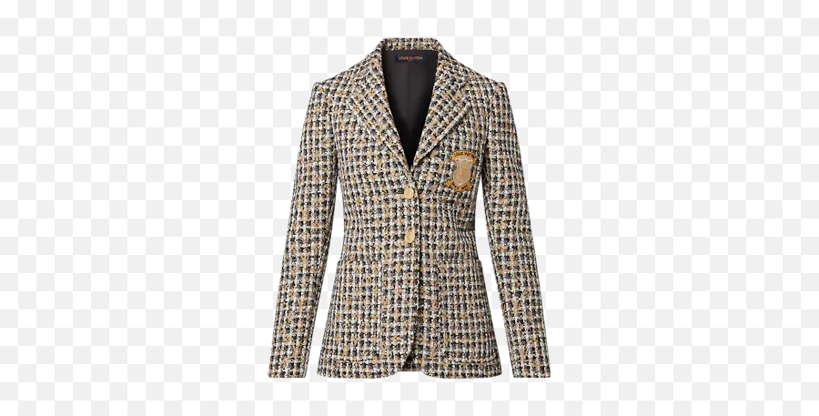 Louis Vuitton Monogram Preppy Tweed Blazer - Louis Vuitton Women Blazer Jacket Png,Jcrew Icon Trench