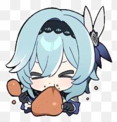 Eula Stickers From Genshin Wechat Uwu Rgenshinimpact - Emotes png