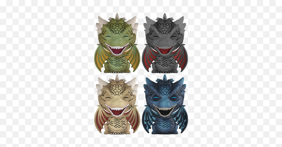 Covetly Dorbz Game Of Thrones Dragons 4 - Pack Bust Png,Game Of Thrones Dragon Png
