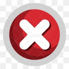 X Button Isolated Icon - Canva Overhead Work png