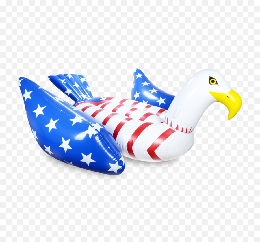 Bald Eagle American Flag Pool Float By - Transparent Background Pool Floaty Png,Pool Float Png