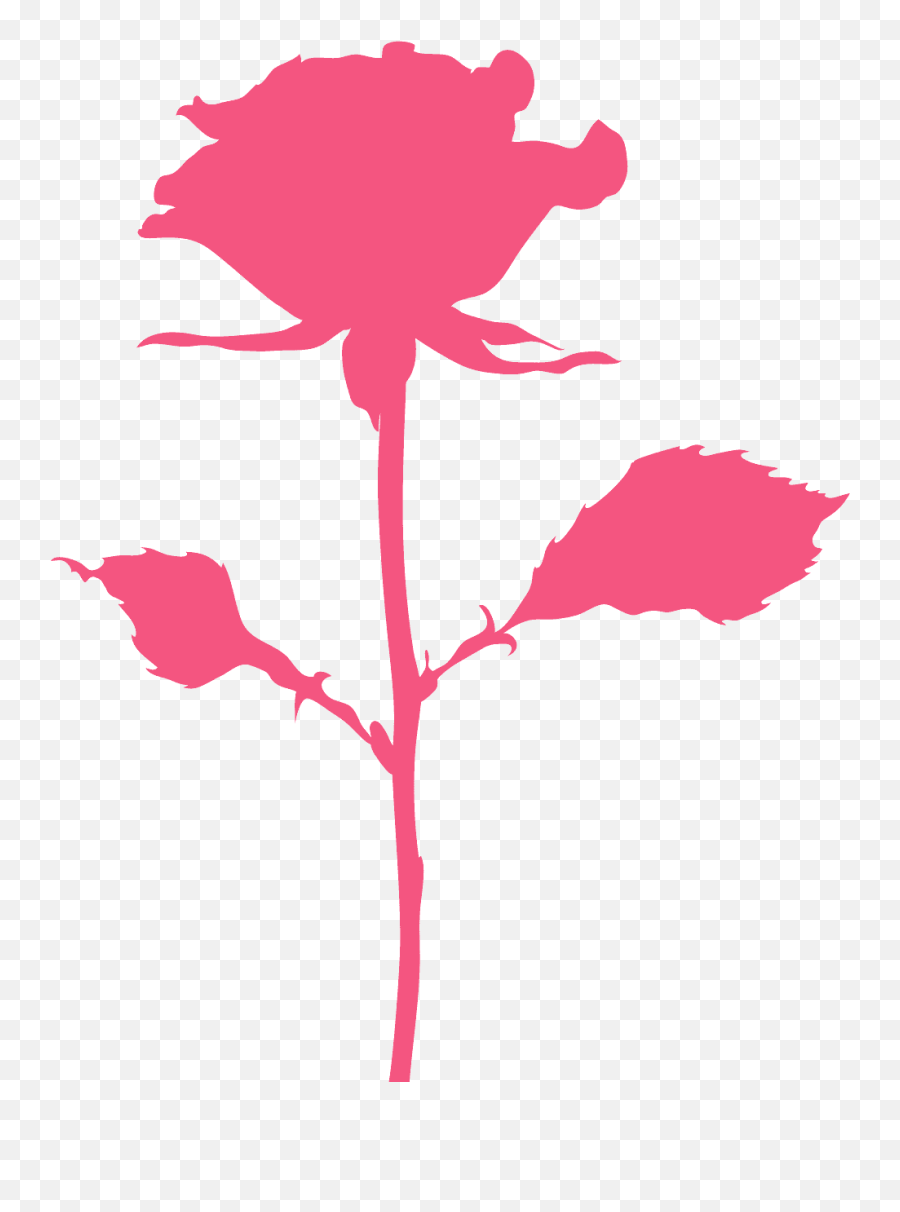 Rose Silhouette - Free Vector Silhouettes Creazilla Rosa Principito Vector Png,Rose Silhouette Png