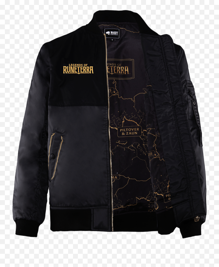 Legends Of Runeterra Bomber Jacket Unisex Riot Games Store - Long Sleeve Png,Pret A Porter Icon Moto Jacket
