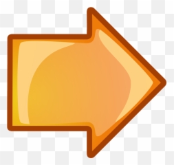 Computer Icon Left Right Arrow Cartoon Orange - Png