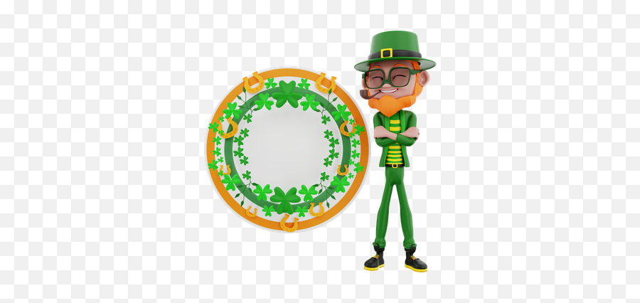 Saint Flag Icon - Download In Flat Style Leprechaun Png,Saint Patrick Icon