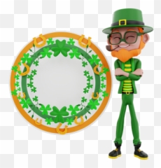 Saint Flag Icon - Download Flat Style Leprechaun png