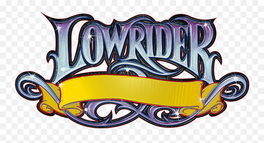 Lowrider Font Banner Png Low Rider