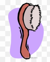 Hair Brush Royalty Free Vector Clip Art Illustration - Clip Art Png,Hairbrush Png