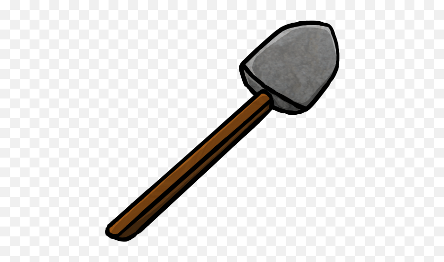 Stone Shovel Free Icon Of Minecraft Icons - Minecraft Shovel In Real Life Png,Minecraft Icon Png
