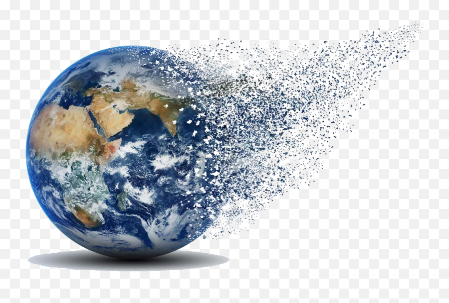 Earth No Background Png Play - Earth Disintegrating,Earth Transparent Background