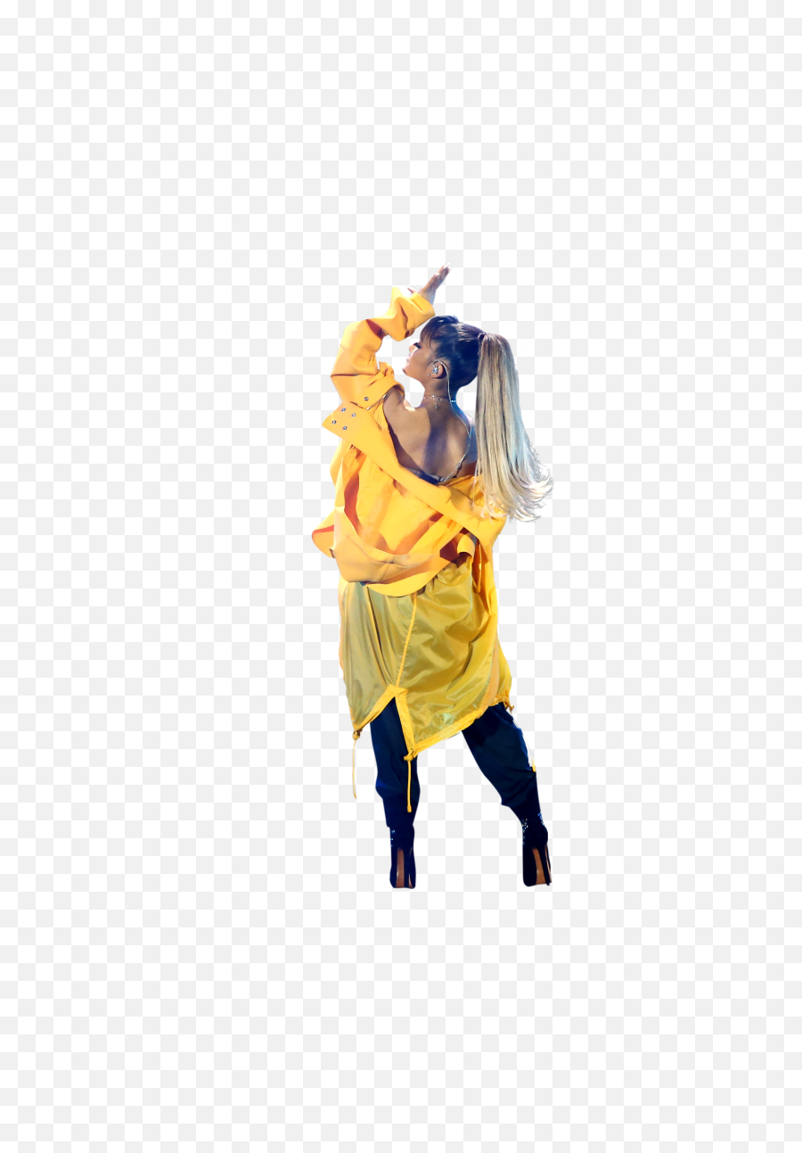 Ariana Grande In Yellow Dress - Transparent Logo Ariana Grande Png,Ariana Grande Transparent Background
