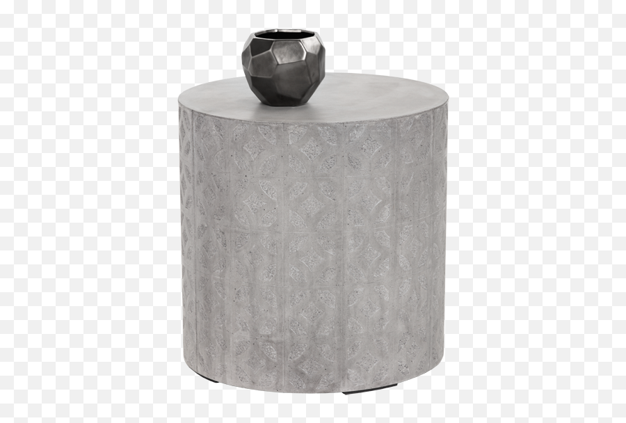 Imani Side Table This Cylindrical Concrete Is - Side Table Concrete Png,Concrete Texture Png