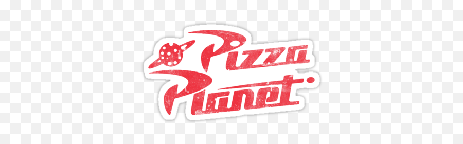 Pizza Planetu0027 Sticker By Jtnc Snapchat Stickers Red - Pizza Planet Toy  Story Transparent Png,Toy Story 4 Logo Png - free transparent png images 